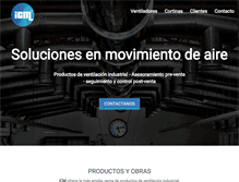 Tablet Screenshot of icmventilacion.com.ar